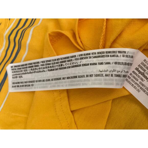 NWT Disney Parks Size Stitch Mustard Yellow Crop Top Size M - Picture 11 of 13
